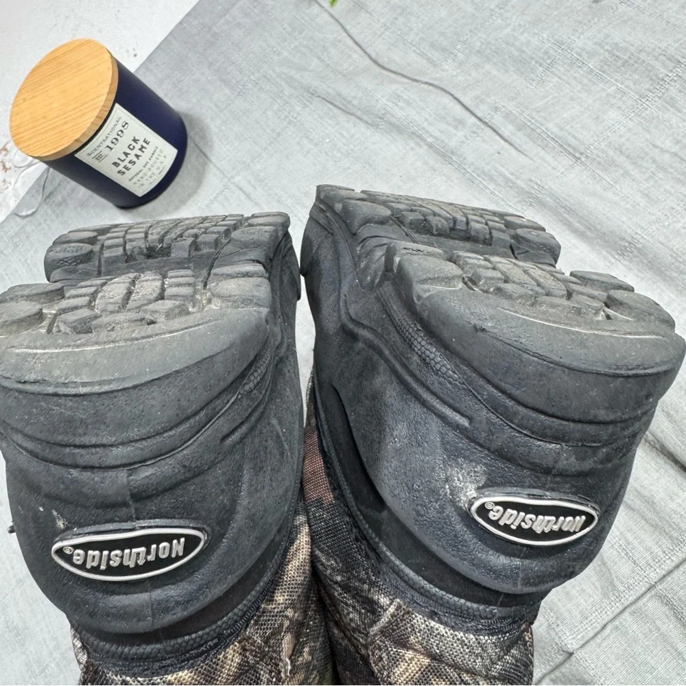 Northside Camo Insulated Snow Boots Thermolite Hunting Boys Size 1